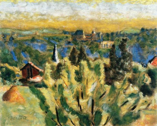 Church In The Valley by Pierre Bonnard