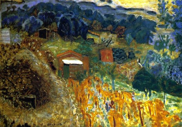Cottages At Cannet by Pierre Bonnard Oil Painting Reproductions
