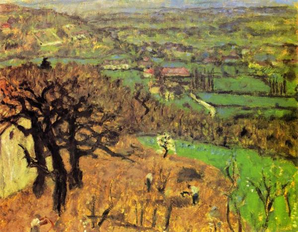 Dauphine Landscape by Pierre Bonnard