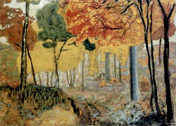 Deer In A Forest by Pierre Bonnard Oil Painting Reproductions