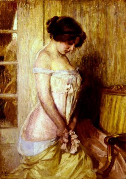 Dressing For The Ball by Pierre Bonnard