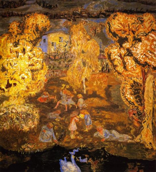 Early Spring In The Countryside by Pierre Bonnard