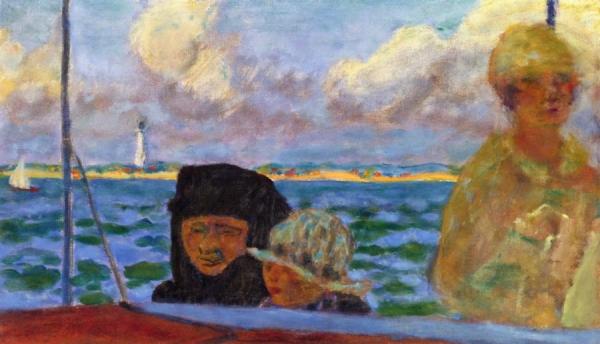 En Bateau, La Promenade En Mer by Pierre Bonnard