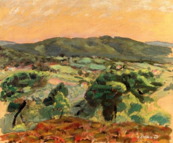 Evening Landscape by Pierre Bonnard