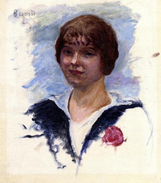 Figure Of A Girl by Pierre Bonnard