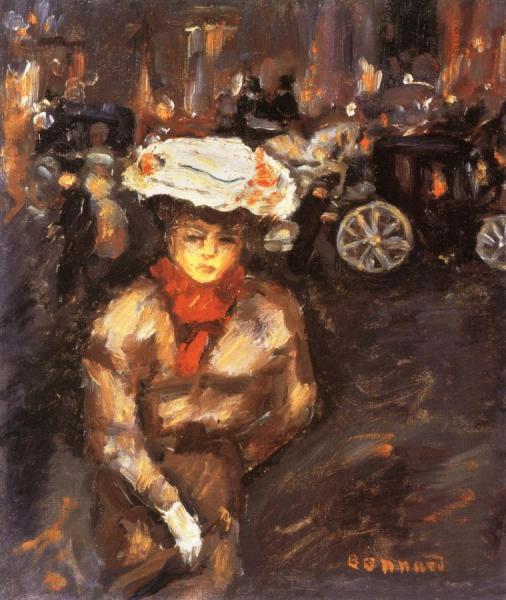 Girl In The Street by Pierre Bonnard