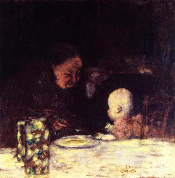 Grandmother And Child by Pierre Bonnard