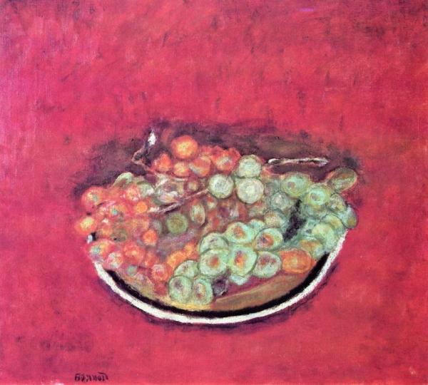 Grapes And Hard Crackers by Pierre Bonnard