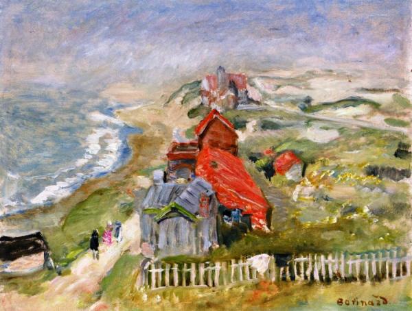 House By The House Path On The Clif by Pierre Bonnard