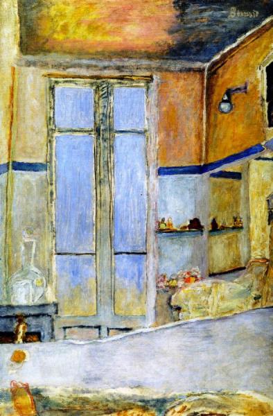 In The Bathroom by Pierre Bonnard