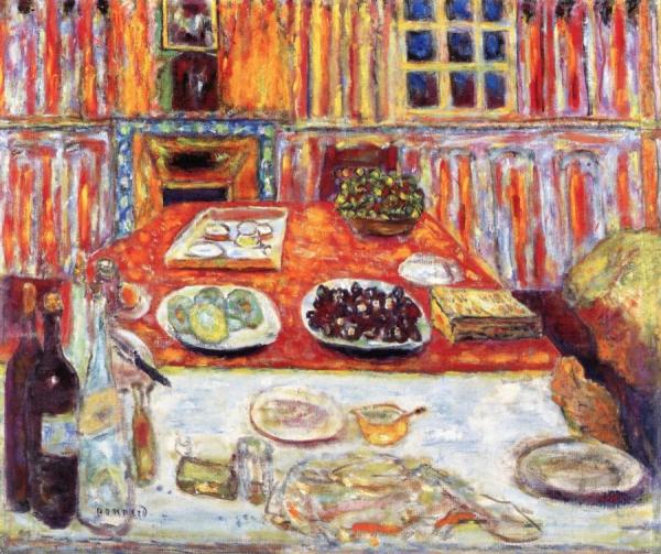 Interior: Dining Room by Pierre Bonnard