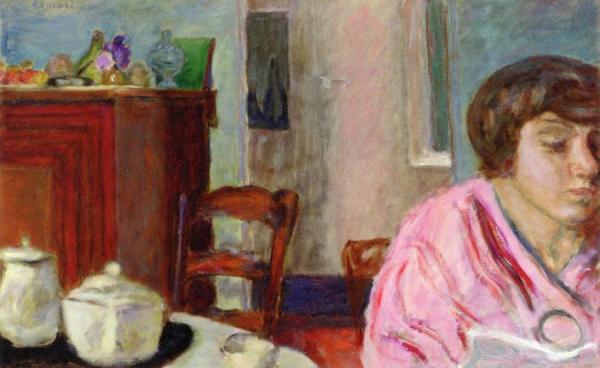 Interior With Head by Pierre Bonnard
