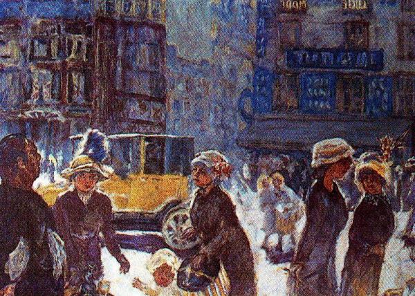 La Place De Clichy by Pierre Bonnard
