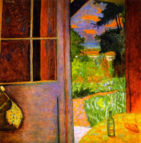 La Porte - Fenêtre Ouverte by Pierre Bonnard