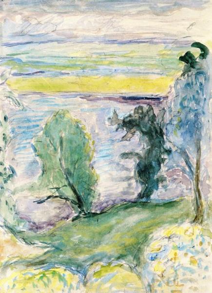 Landscape At Vernon by Pierre Bonnard