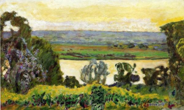 Landscape At Vernon by Pierre Bonnard Oil Painting Reproductions