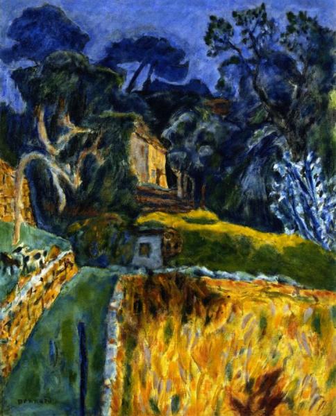 Landscape In The South Of France by Pierre Bonnard