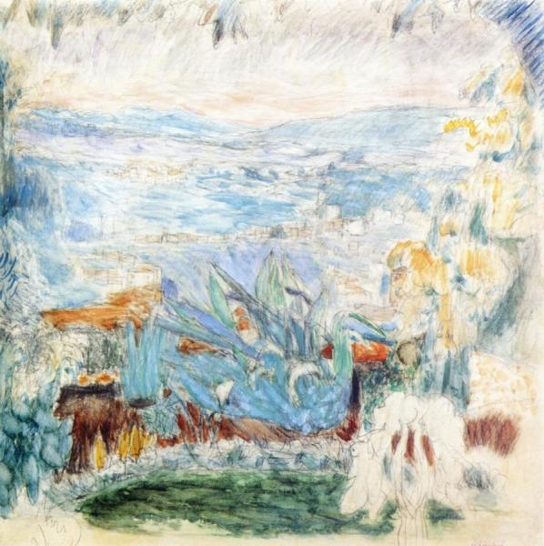 Landscape Of Le Cannet by Pierre Bonnard