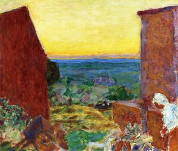 Landscape, Sunset by Pierre Bonnard