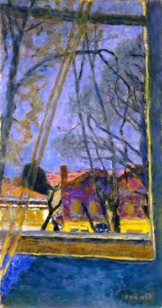 Landscape Through A Window by Pierre Bonnard Oil Painting Reproductions