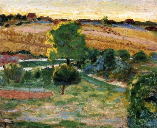 Landscape With Green Trees by Pierre Bonnard