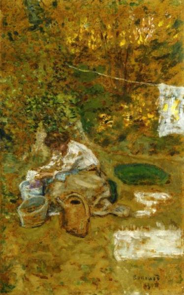 Linens by Pierre Bonnard