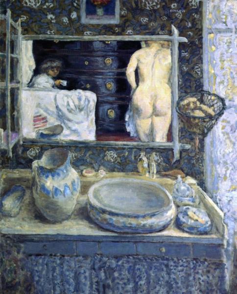 Mirror In The Dressing Room by Pierre Bonnard