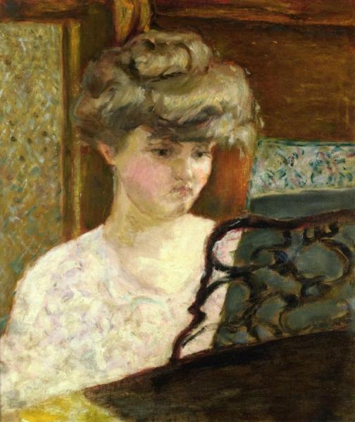Misia At The Piano by Pierre Bonnard