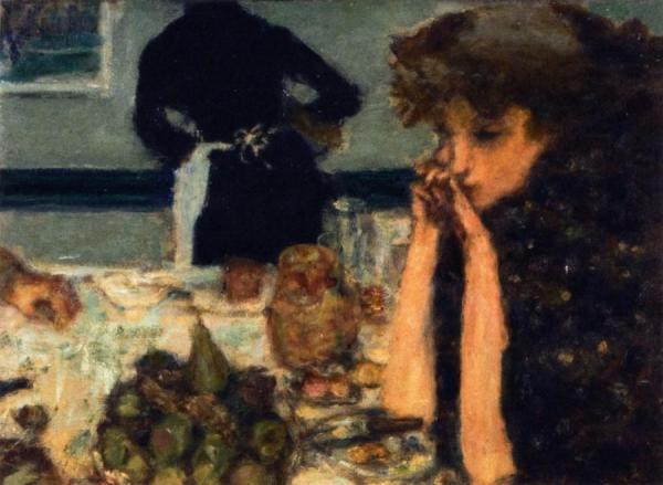Misia Natanson At Breakfast by Pierre Bonnard
