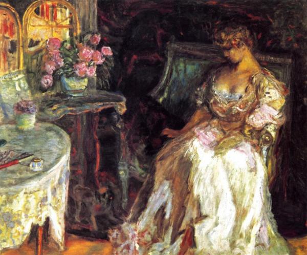 Misia With Roses by Pierre Bonnard