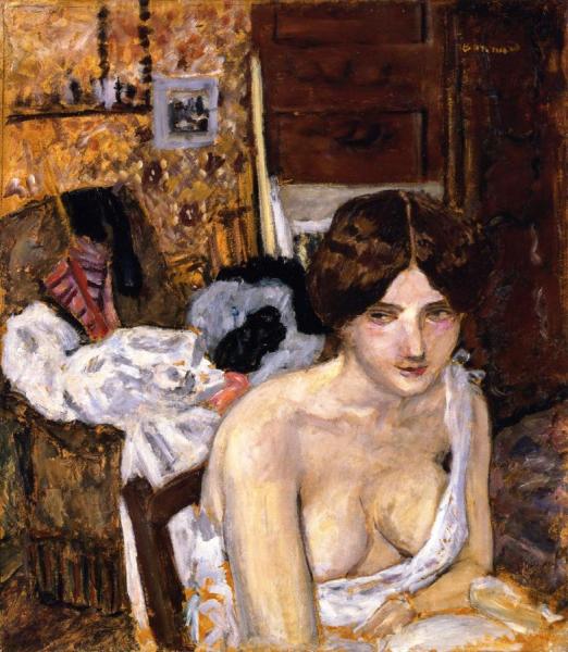 Model At Rest by Pierre Bonnard