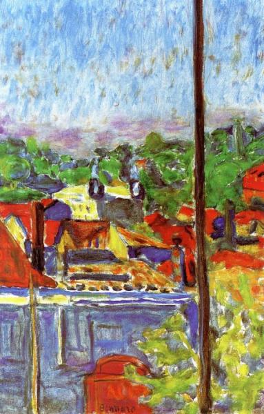 Morning On The Rooftops by Pierre Bonnard