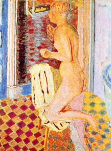 Nude And Chair by Pierre Bonnard