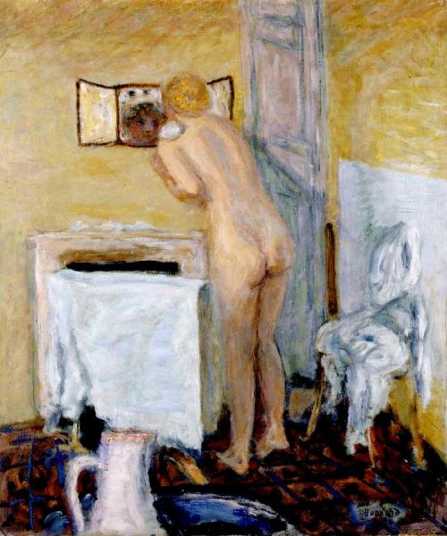 Nude Before The Mirror by Pierre Bonnard Oil Painting Reproductions