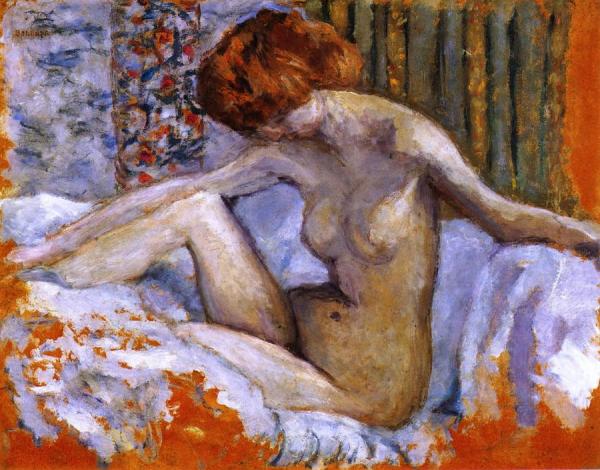 Nude In Bed by Pierre Bonnard
