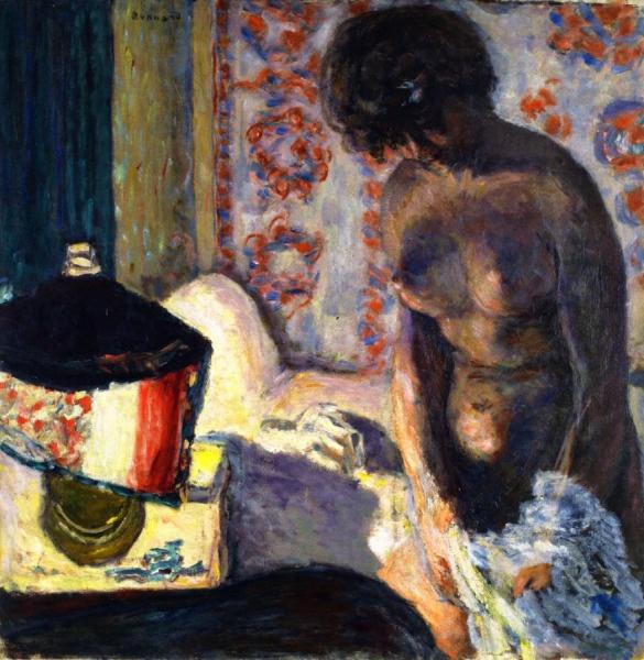 Nude In Lamplight by Pierre Bonnard