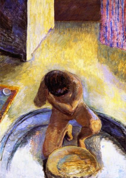 Nude In The Tub by Pierre Bonnard