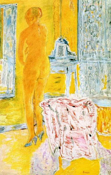 Nude In Yellow by Pierre Bonnard