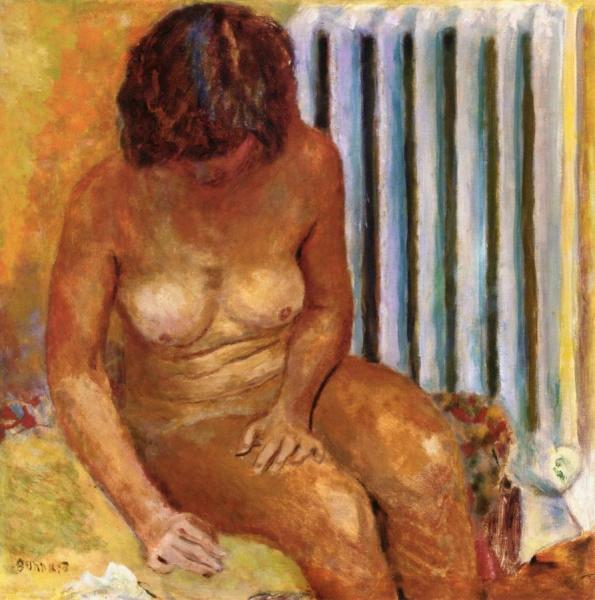 Nude With Radiator by Pierre Bonnard