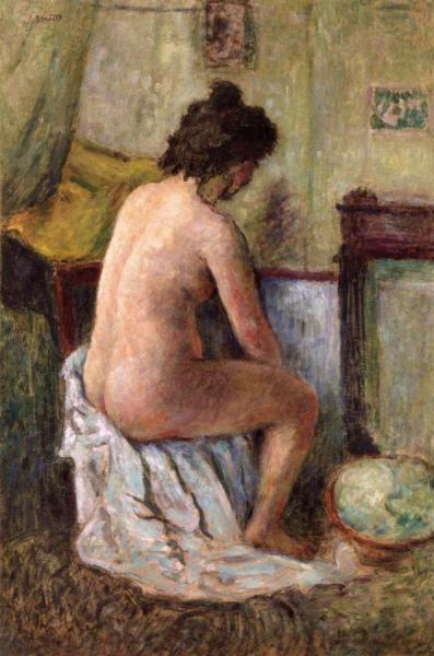 Pierre Bonnard Nude Woman Seated