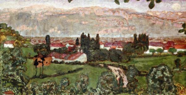 Panoramic View (dauphiné) by Pierre Bonnard
