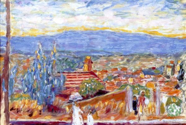Panoramic View Of Cannet by Pierre Bonnard