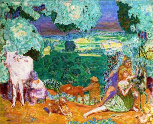 Pastoral Symphony by Pierre Bonnard