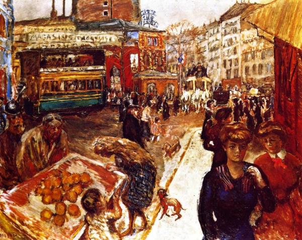 Place Clichy by Pierre Bonnard Oil Painting Reproductions