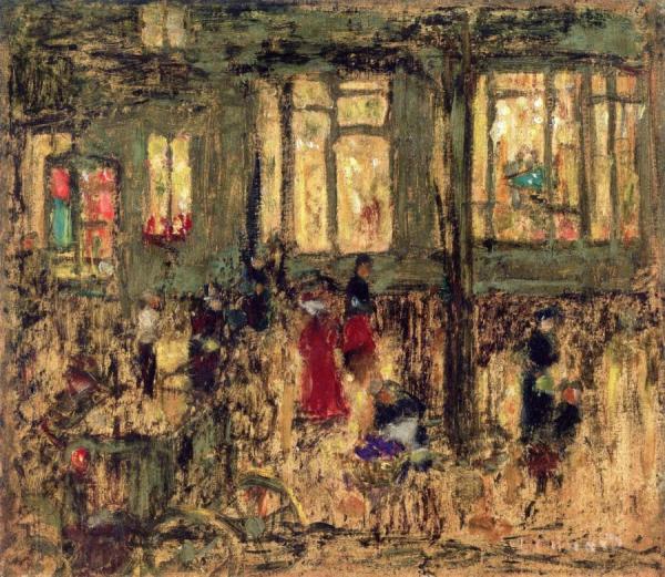 Place Clichy, Evening by Pierre Bonnard