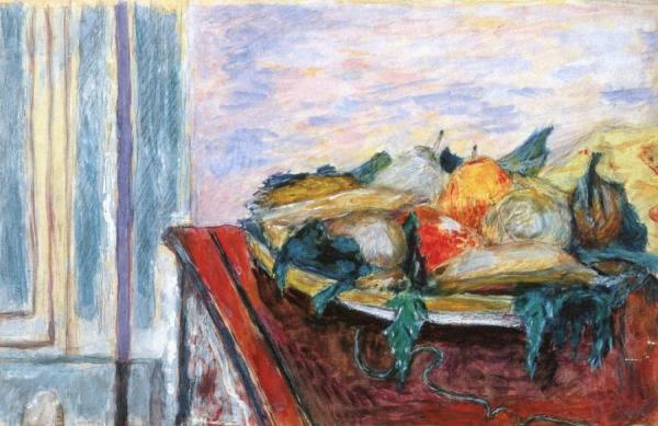 Plate Of Fruit by Pierre Bonnard