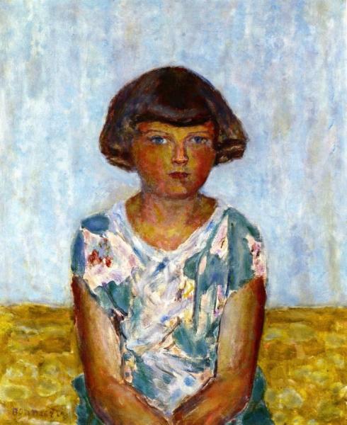 Portrait Of A Girl by Pierre Bonnard