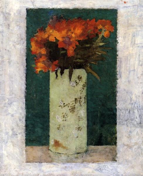 Pot Of Flowers by Pierre Bonnard