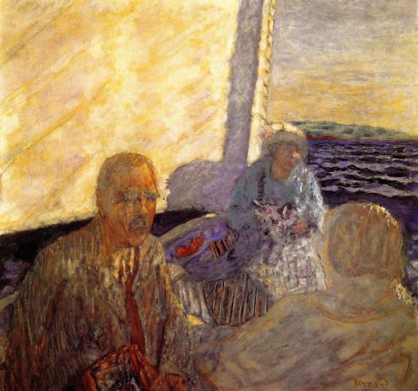Sailing (the Hahnloser Family) by Pierre Bonnard