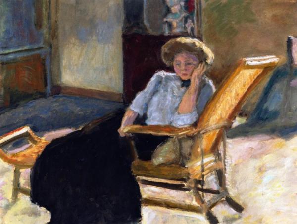Seated Woman by Pierre Bonnard Oil Painting Reproductions
